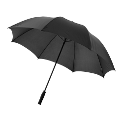 Зонт трость Jacotte, черный, большой купол (130 см)