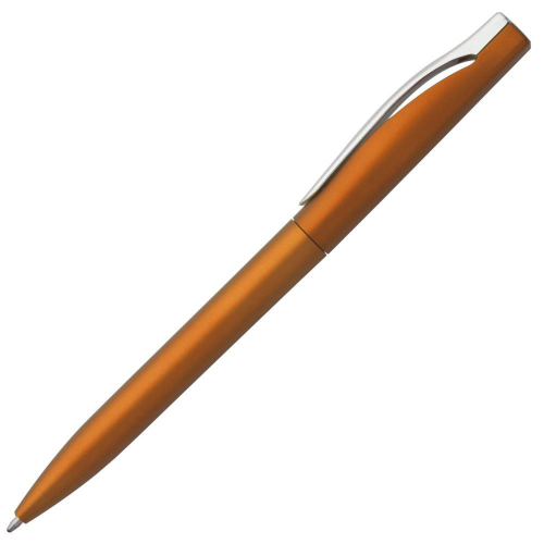 Изображение Ручка шариковая Pin Silver, оранжевая