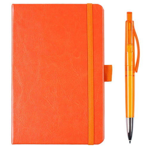 Изображение Набор Idea: авторучка и блокнот, оранжевый