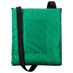 Плед для пикника/пляжа непромокаемый Soft & Dry, складывается в сумку, зеленый