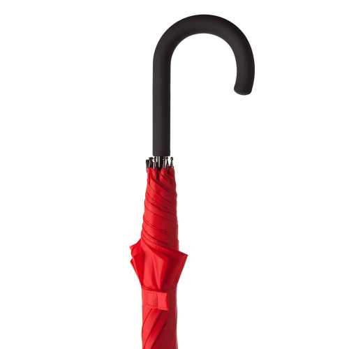 Изображение Зонт трость с защитой от ветра Unit Wind, красный