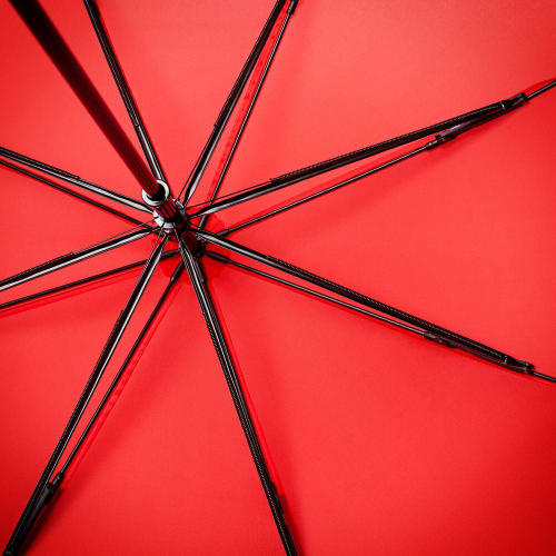 Изображение Зонт трость с защитой от ветра Unit Wind, красный