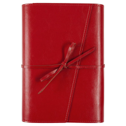 Ежедневник Strap, недатированный А5, красный