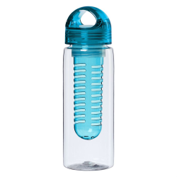 Бутылка для воды с контейнером для фруктов Taste, синяя