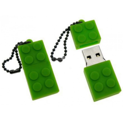 Флешка LEGO зеленый