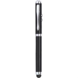 Ручка стилус шариковая Каспер 3 в 1 черная