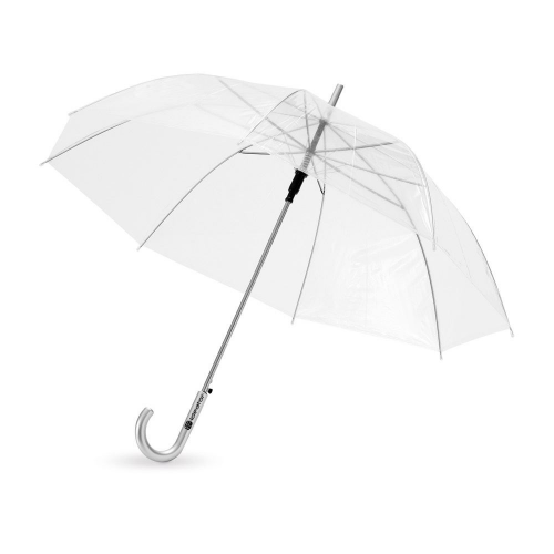 Изображение Прозрачный зонт трость Клауд, полуавтомат