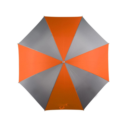 Изображение Зонт-трость Форсайт оранжево-серый