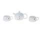 Изображение Сервиз чайный Смайл: чайник и 2 чашки