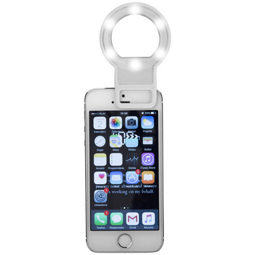 Изображение Led вспышка на iphone (телефон) с зеркалом, кольцо для селфи