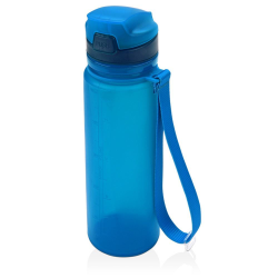 Складная бутылка Твист, мерная шкала, 500 мл, синяя