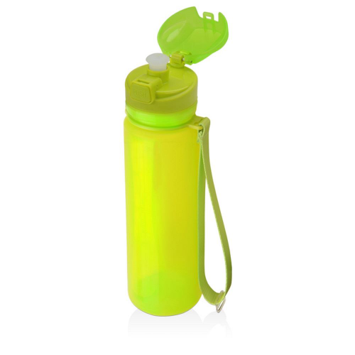 Изображение Складная бутылка Твист, мерная шкала, 500 мл, зеленая