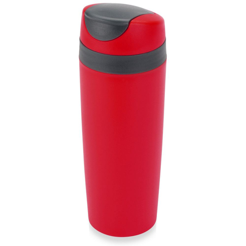 Изображение Термокружка с клапаном для питья Лайт, на 470 мл, красная