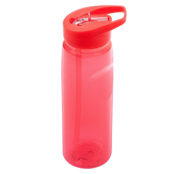 Спортивная бутылка для воды с трубочкой Start, красная