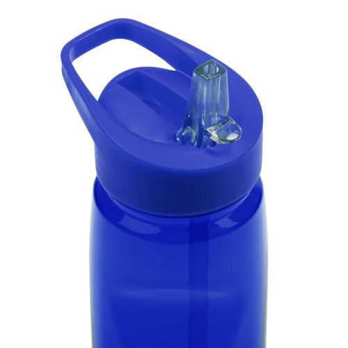 Изображение Спортивная бутылка с трубочкой для питья Start, синяя