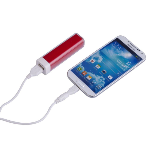 Изображение Внешний аккумулятор для телефона Bar, 2200 мАч, красный