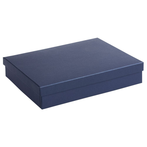 Изображение Подарочная коробка Giftbox, синяя, 25,5*20 см