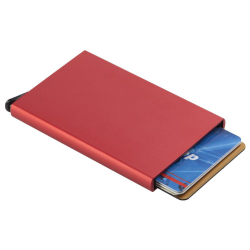 Футляр для кредитных карт Motion с защитой RFID, красный