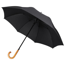 Зонт трость Unit Classic, антишторм, купол 116 см, черный