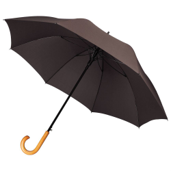 Зонт трость Unit Classic, антиветер, коричневый