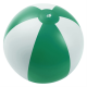 Изображение Надувной пляжный мяч Jumper, зеленый с белым
