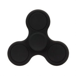 Fidget Spinner Deluxe, керамические подшипники, soft touch покрытие, черный