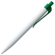 Изображение Ручка шариковая Prodir QS01 PMT-T, бело-зеленая