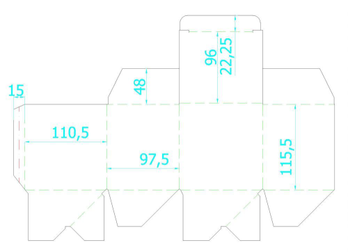 Изображение Коробка для кружки Large, крафт, 11,7*11,2 см