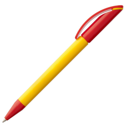 Изображение Ручка шариковая Prodir DS3 TPP Special, желтая с красным