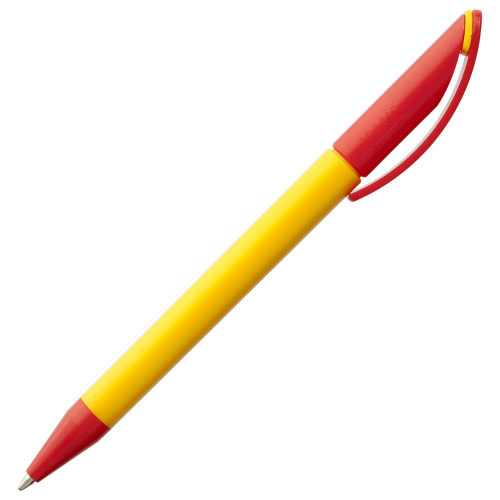 Изображение Ручка шариковая Prodir DS3 TPP Special, желтая с красным