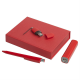 Изображение Набор Bond: аккумулятор, флешка и ручка, красный