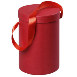 Подарочная коробка Rond, красная, 22*16 см