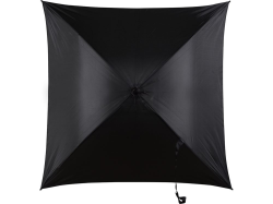 Зонт трость механический квадратной формы, черный