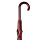 Изображение Зонт трость с деревянной ручкой, полуавтомат, бордовый