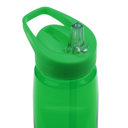 Изображение Спортивная бутылка Start с трубочкой, зеленая