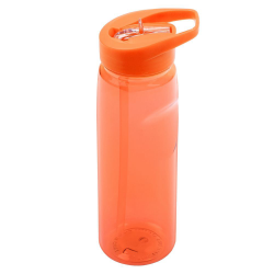 Спортивная бутылка Start с трубочкой, оранжевая