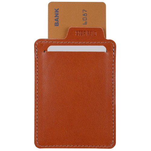 Изображение Футляр для кредитной карточки Security с RFID, коричневый
