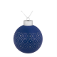 Изображение Елочный шар Chain, 8 см, синий 