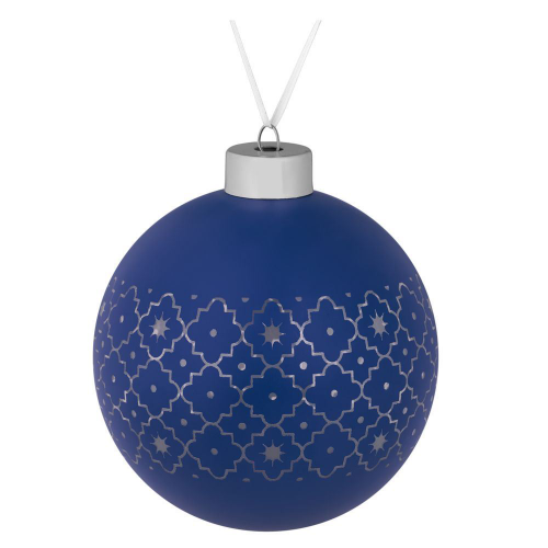 Изображение Елочный шар Chain, 10 см, синий