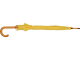 Изображение Зонт трость с деревянной ручкой Радуга, желтый