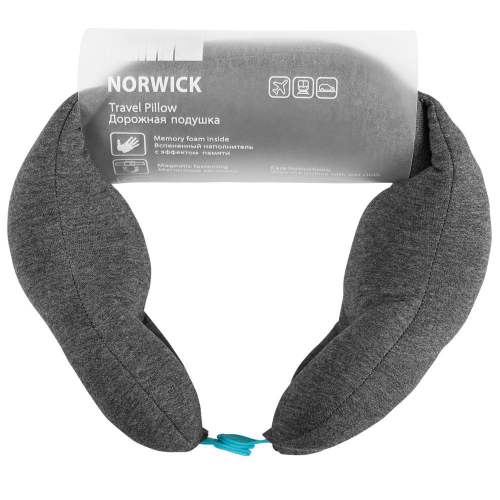 Изображение Дорожная подушка для шеи Norwick с эффектом памяти