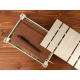 Изображение Подарочная деревянная коробка серебристая, 25,5*16,5 см