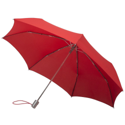 Зонт складной Alu Drop от Samsonite, автомат, 3 сложения, красный