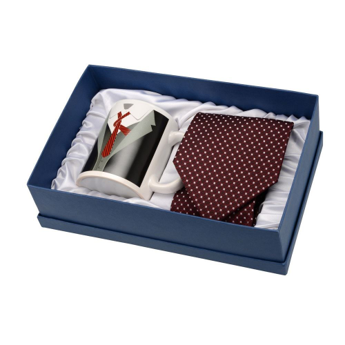 Изображение Подарочный мужской набор Утро джентльмена: чашка и галстук