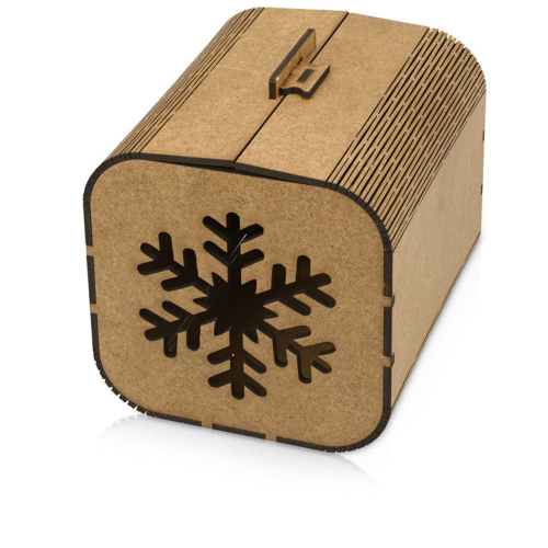 Изображение Подарочная коробка Снежинка, 12,5*12,5 см