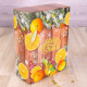 Изображение Коробка складная Зимние мандарины, 22*30 см 
