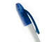 Изображение Ручка пластиковая шариковая Эвита, белая с синим