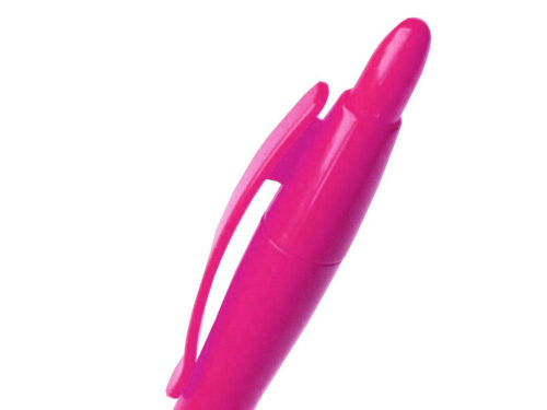 Изображение Ручка пластиковая шариковая Монро, розовая