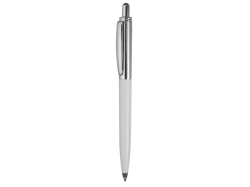 Ручка металлическая шариковая Карузо, белая