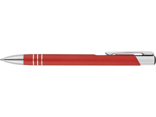 Изображение Ручка металлическая шариковая Вудс, красная